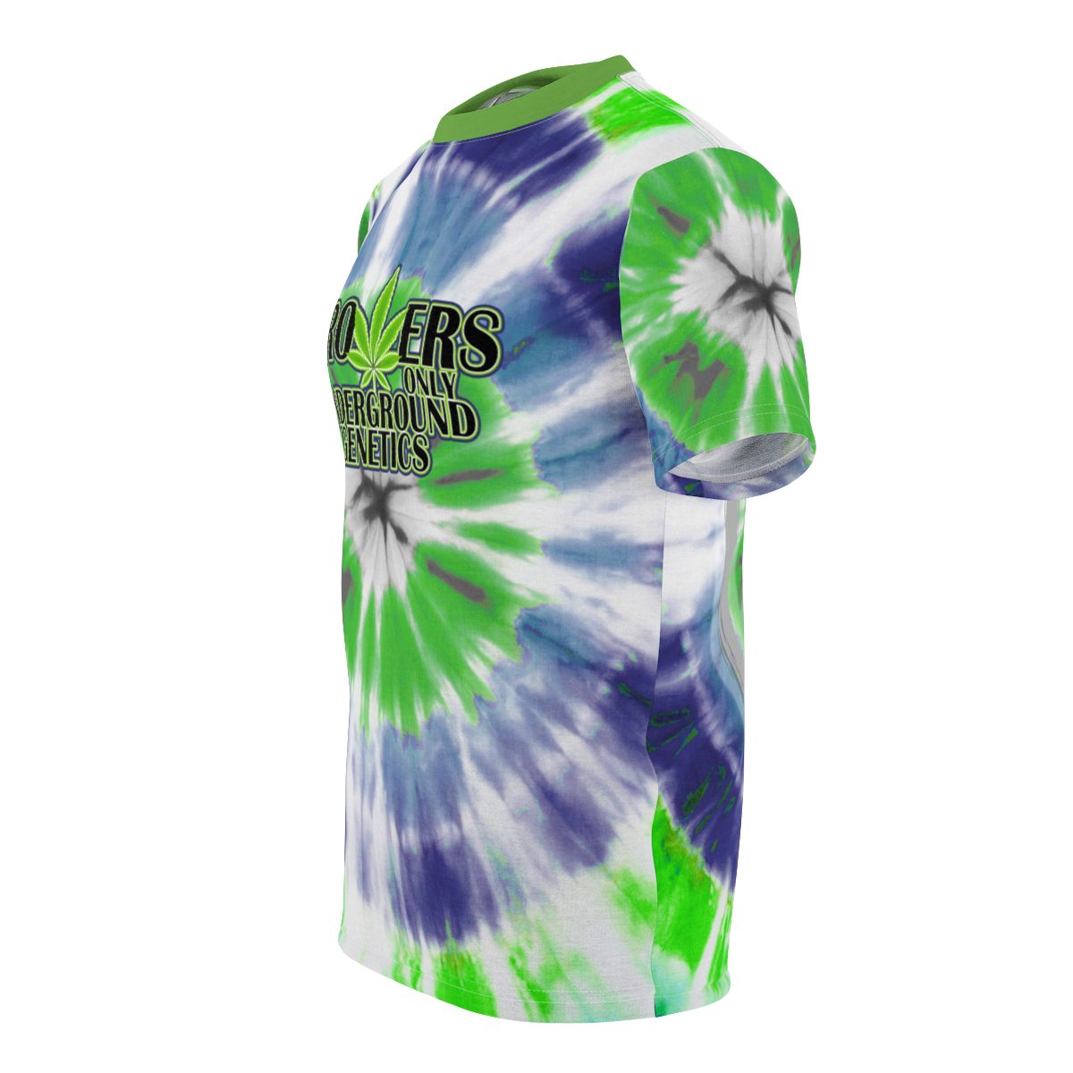 GROWERS BLUE & GREEN TIE DYE T-SHIRT - Image 11