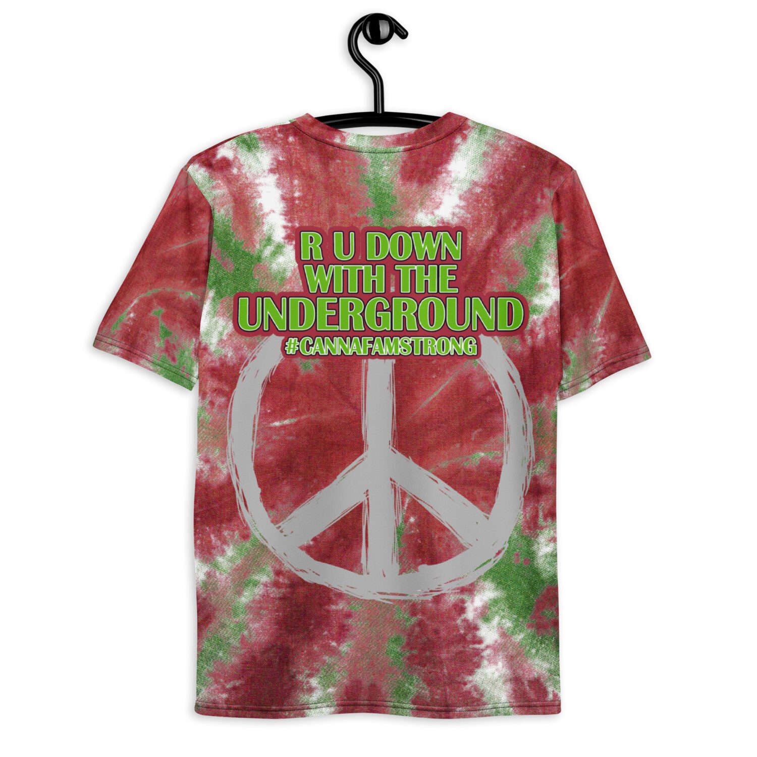 NEW GROWERS RUST & MOSS TIE DYE T-SHIRT - Image 2