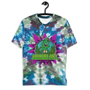 NEW GROWERS CERULEAN & MOSS TIE DYE T-SHIRT