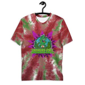 NEW GROWERS RUST & MOSS TIE DYE T-SHIRT