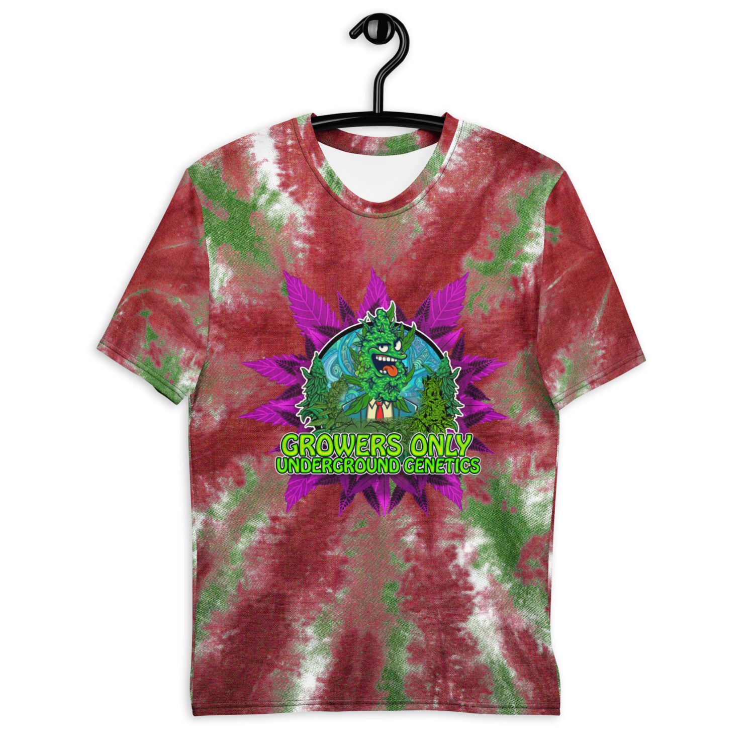 NEW GROWERS RUST & MOSS TIE DYE T-SHIRT