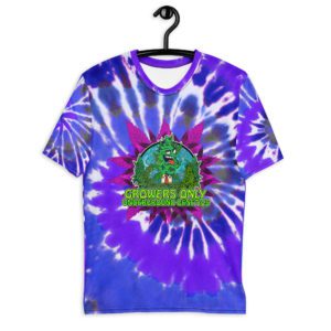NEW GROWERS PURPLE & BLUE TIE DYE T-SHIRT