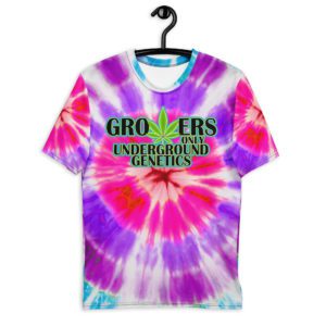 GROWERS PINK & PURPLE TIE DYE T-SHIRT