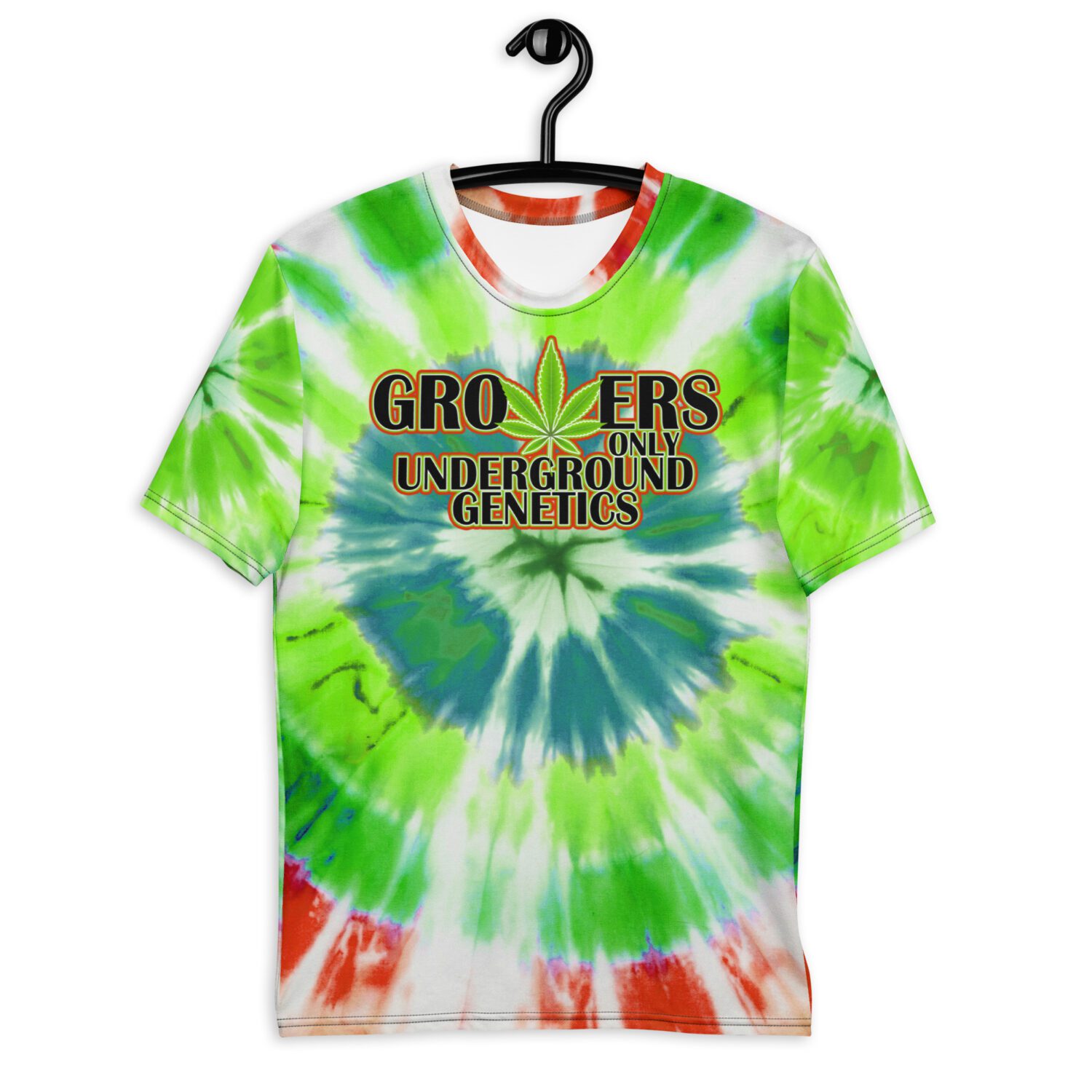 GROWERS GREEN & RED TIE DYE T-SHIRT