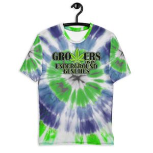 GROWERS BLUE & GREEN TIE DYE T-SHIRT