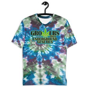 GROWERS CERULEAN & MOSS TIE DYE T-SHIRT