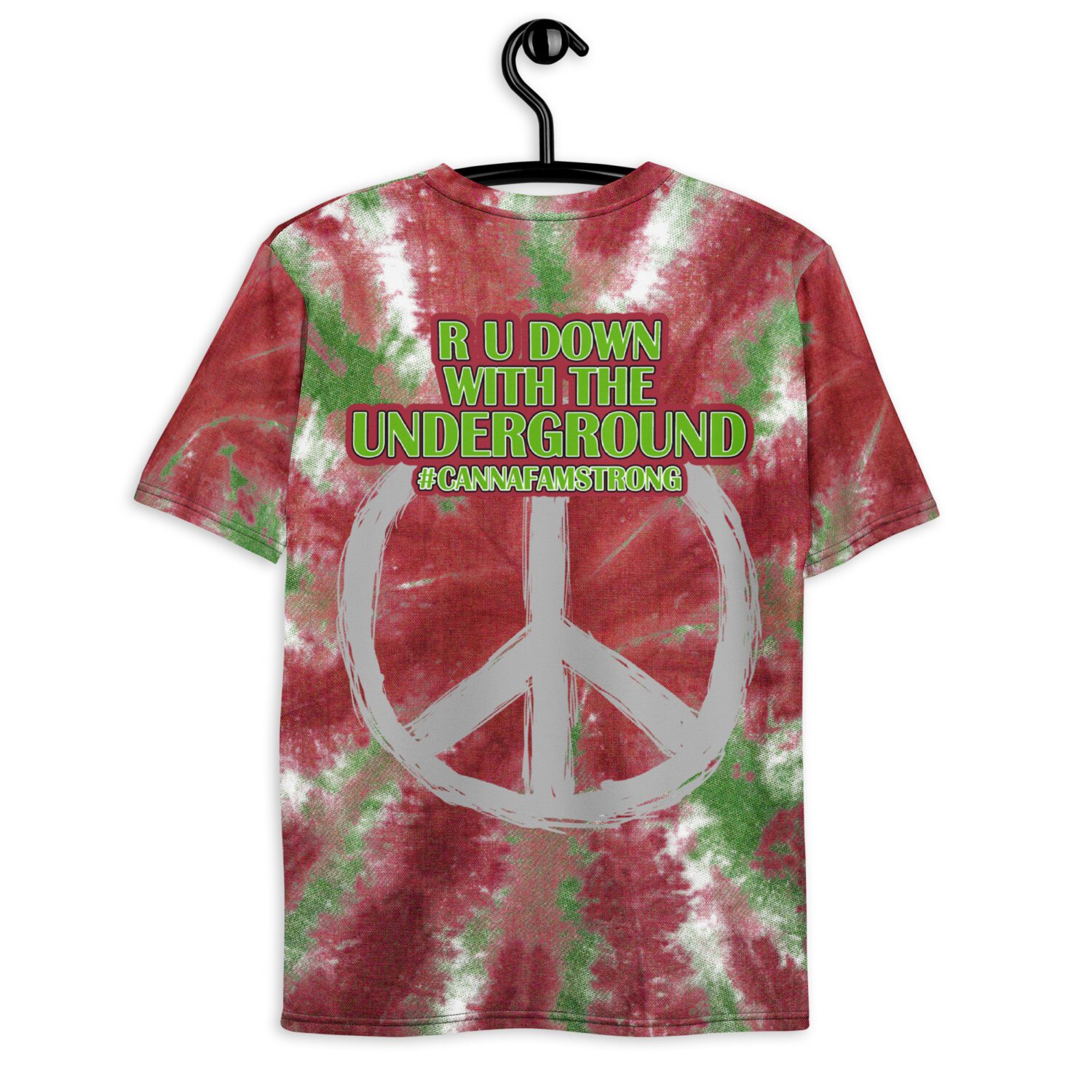 NEW GROWERS RUST & MOSS TIE DYE T-SHIRT - Image 2