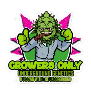 New Growers Bubble-free stickers