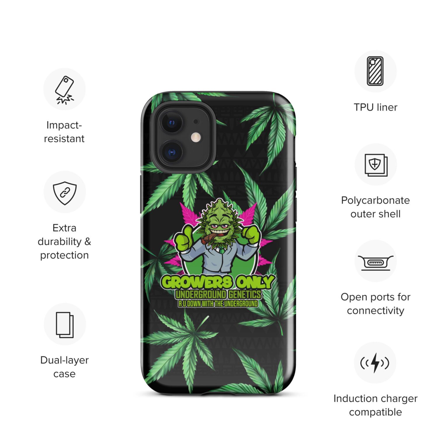 New Growers Tough Case for iPhone®