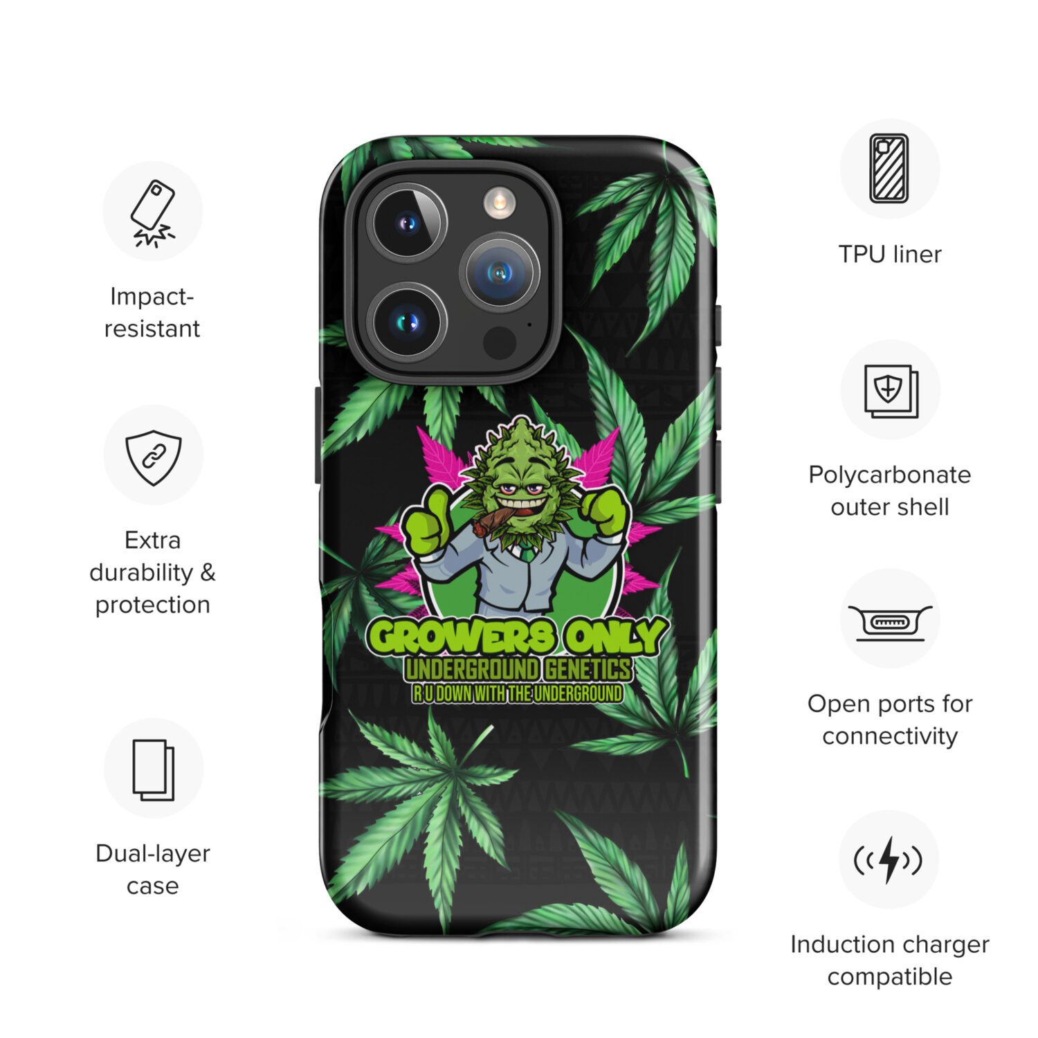 New Growers Tough Case for iPhone® - Image 43