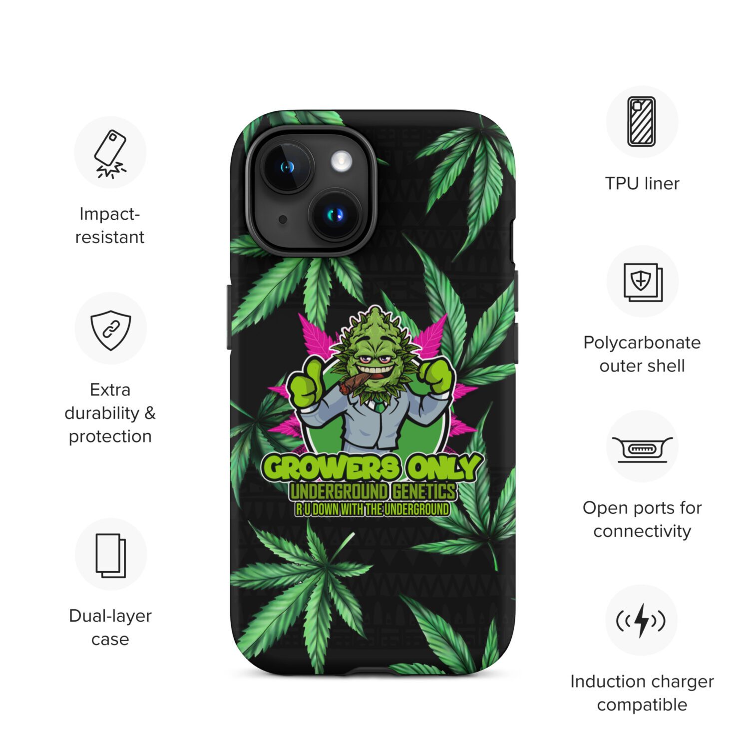 New Growers Tough Case for iPhone® - Image 32