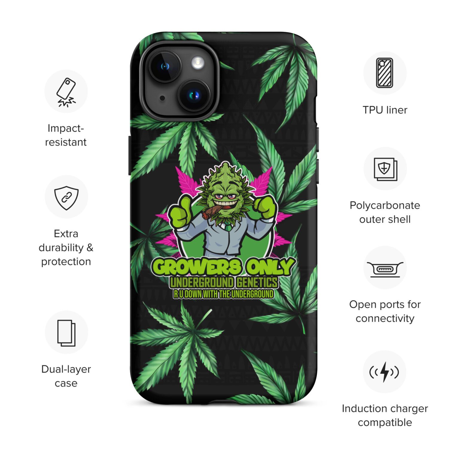 New Growers Tough Case for iPhone® - Image 34