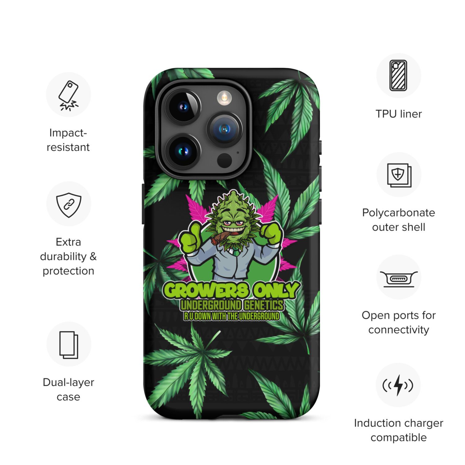 New Growers Tough Case for iPhone® - Image 36