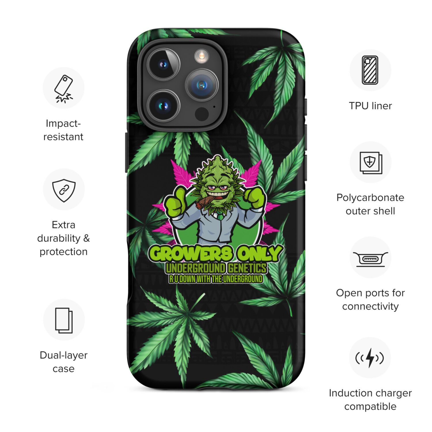 New Growers Tough Case for iPhone® - Image 46